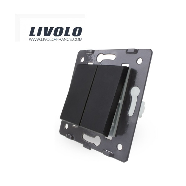 Double prise USB avec transformateur gris - Livolo France