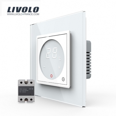 Thermostat avec relais Blanc