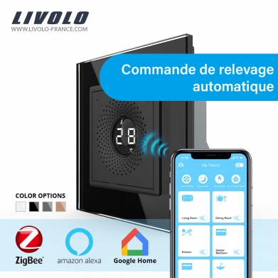 Capteur d'induction de température et d'humidité ZIGBEE - Livolo France