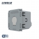 Interrupteur tactile WIFI/1 gang/1 voie Ligne neutre et en direct Dimensions : 45 mm*45 mm