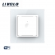 Interrupteur Wifi tactile 1 bouton / 1 voie blanc