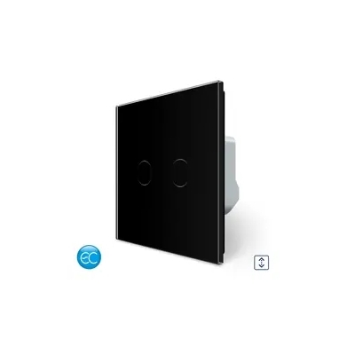 Interrupteur tactile Smart Home - 1 bouton - Nouveau protocole EC-SMART