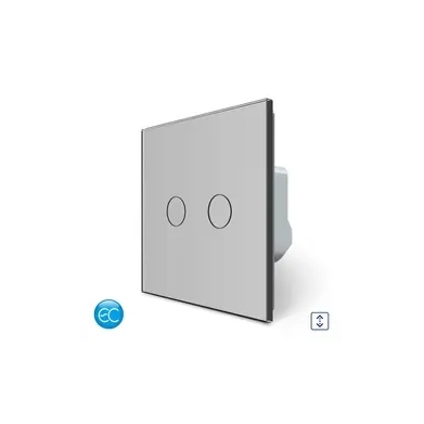 Interrupteur tactile Smart Home - 1 bouton - Nouveau protocole EC-SMART