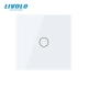 Interrupteur tactile Smart Home - 1 bouton - Nouveau protocole EC-SMART
