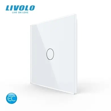 Interrupteur tactile Smart Home - 1 bouton - Nouveau protocole EC-SMART