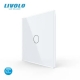 Interrupteur tactile Smart Home - 1 bouton - Nouveau protocole EC-SMART