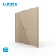 Interrupteur tactile Smart Home - 1 bouton - Nouveau protocole EC-SMART