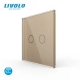 Interrupteur tactile Smart Home - 1 bouton - Nouveau protocole EC-SMART