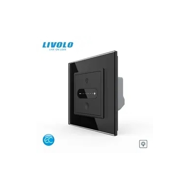 Interrupteur tactile Smart Home - 1 bouton - Nouveau protocole EC-SMART