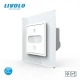 Interrupteur tactile Smart Home - 1 bouton - Nouveau protocole EC-SMART