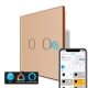 Interrupteur tactile Smart Home - 1 bouton - Nouveau protocole EC-SMART