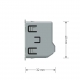 Interrupteur tactile Smart Home - 1 bouton - Nouveau protocole EC-SMART