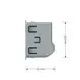 Interrupteur tactile Smart Home - 1 bouton - Nouveau protocole EC-SMART