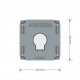 Interrupteur tactile Smart Home - 1 bouton - Nouveau protocole EC-SMART