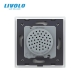 Enceinte Bluetooth Livolo verre blanc