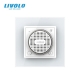 Enceinte Bluetooth Livolo verre blanc