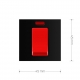 Interrupteur principal "Master Switch" 20A Noir