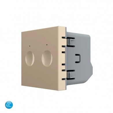 mécanisme interrupteur tactile 2 boutons Smart Home EC Control