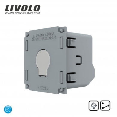 Variateur va et vient ADAPTATIF tactile 1 bouton Smart Home EC - Nouveau protocole EC-Control