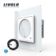 Thermostat avec fil externe Blanc