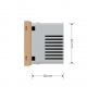 Thermostat champagne