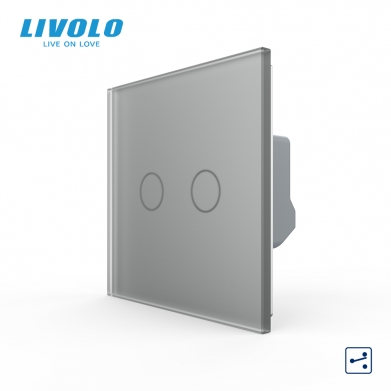 Interrupteur tactile    va et vient 2 boutons