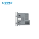 Mécanisme prise murale gris avec USB – module encastrable – LIVOLO