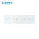 Interrupteur 4 boutons 1 + 1 + 1 + 1 / 4x1 voie