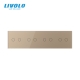 Interrupteur 4 boutons 1 + 1 + 1 + 1 / 4x1 voie