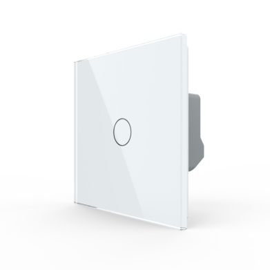 Interrupteur tactile Livolo blanc brillant